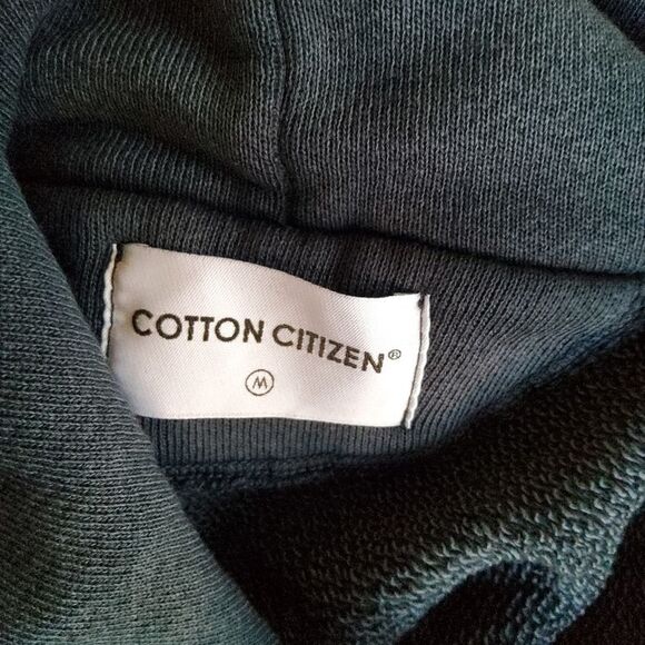 New Cotton Citizen Men's Hoodie Pullover Sweatshirt Size M Black - Picture 10 of 11